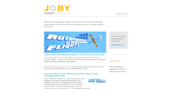 Desktop Screenshot of newsletter.jobyenergy.com